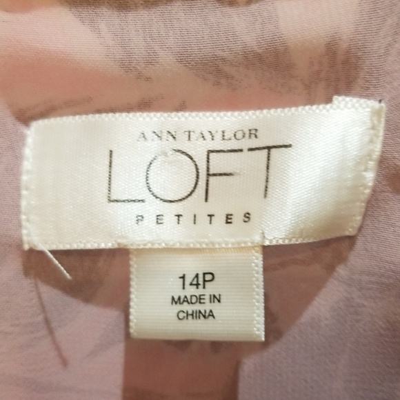 Loft Floral Ruffled Top - Picture 3 of 5